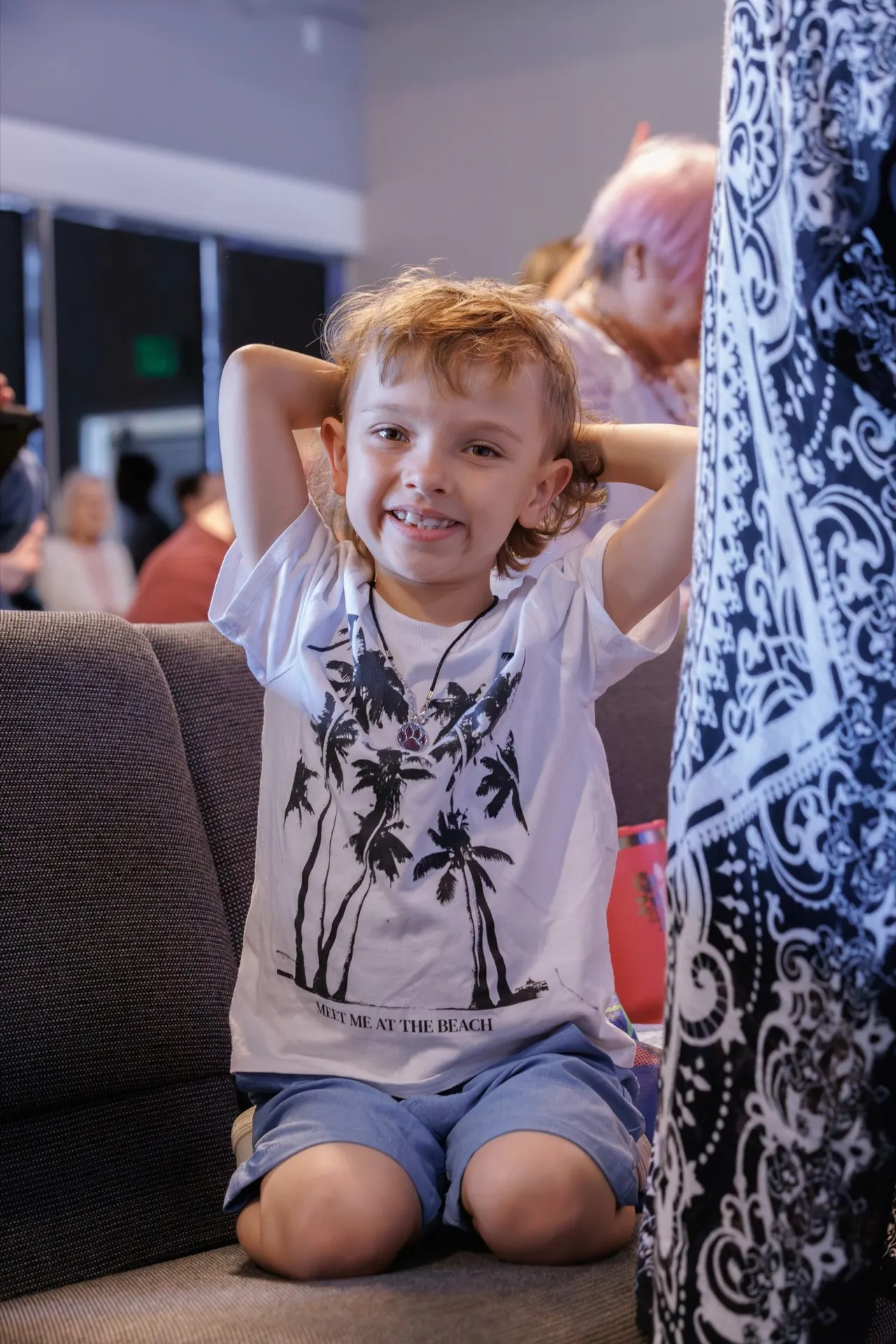 A smiling child at River Northwest Church