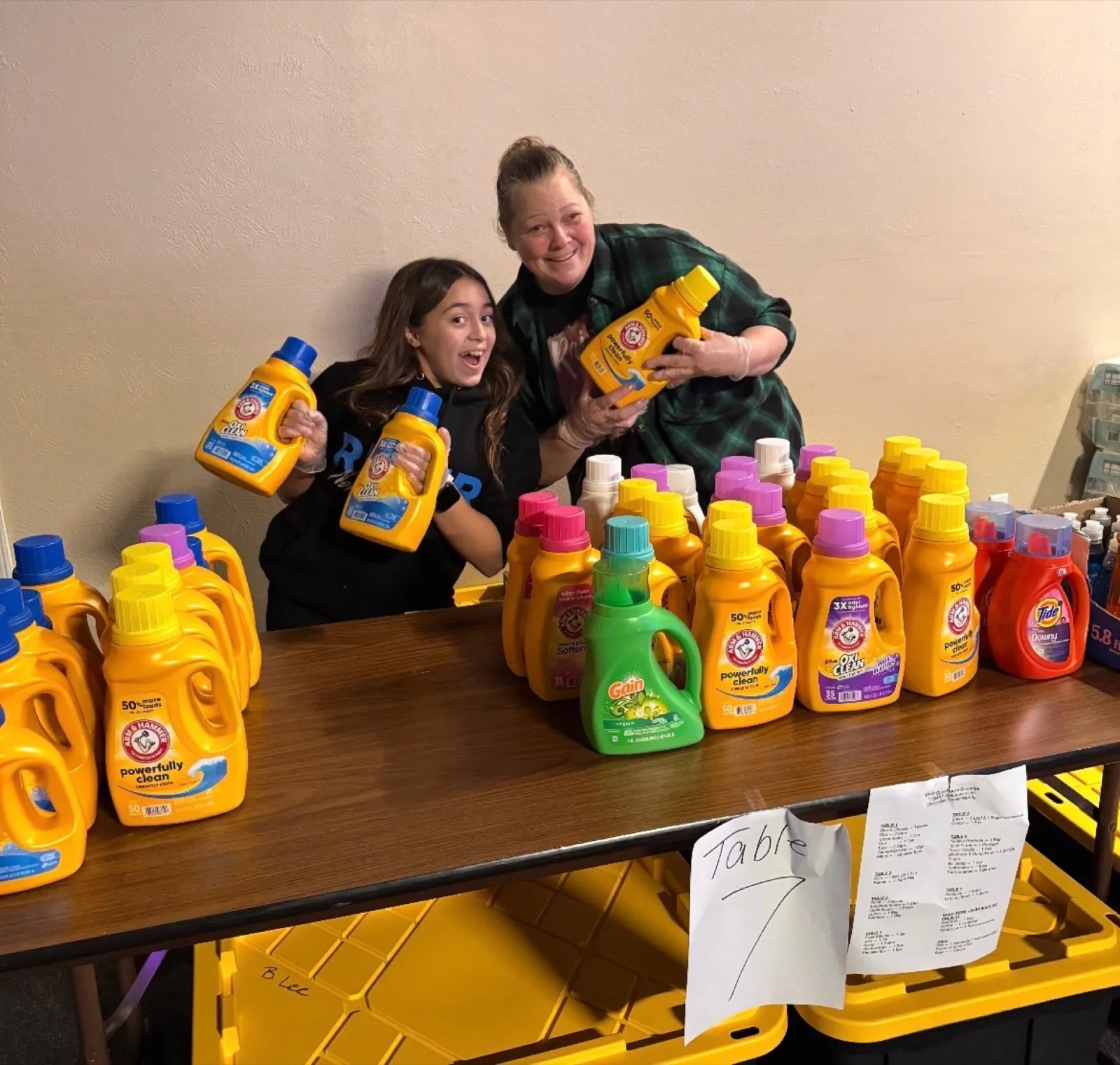 River Northwest volunteers preparing practical supplies