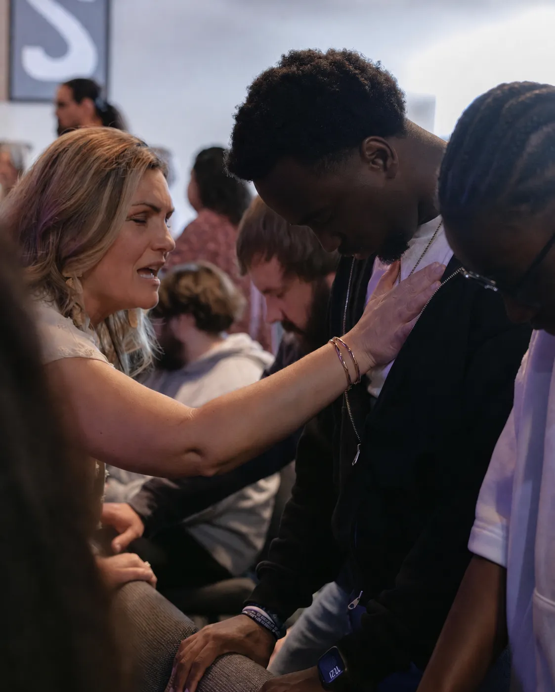 Prayer ministry at River Northwest Church